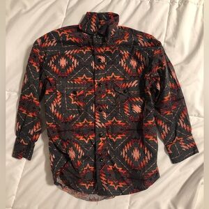 Rock & Roll Denim - black and red Button Down Shirt